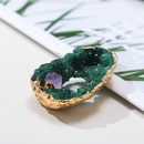 Natural Crystal Hole Slice Colorful Irregular Rough Stone DIY Necklacepicture8
