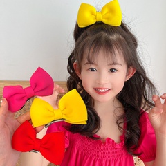 Japon et Corée Du Sud Internet Chaude Mignon Arc Barrettes Petite Fille Style Occidental Top Clip Cheveux Accessoires Fille Bébé De Mode cheveux Clip Coiffe
