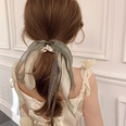 Mode Elegante Mesh Bogen Spitze Streamer Haar Krawatte Hohe Pferdeschwanz Haar Ringpicture12