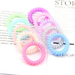 Telephone Line Nordic Color Jelly Color Elastic Hair Ring