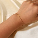 INS Retro Titans tahl Armband 18 Karat Gold Kreuz Fein Armband Damen Mode Edelstahl Armband Schmuckpicture10