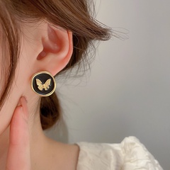 Mode Legierung Schmetterling Ohrringe Täglich Galvani sieren Keine Intarsien Stud Ohrringe Als Bild