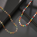 Mode Geometrisch Rostfreier Stahl Halskette berzug Edelstahl Halskettenpicture1