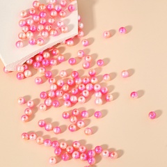 Mode 6mm Rosa Perle DIY Handgemachte Perle Groß Perlen 150 PCs/Tasche