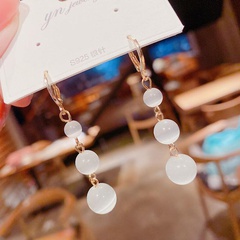 2022 neue Mode Elegante Opal Perlen Ohrringe Frauen Großhandel