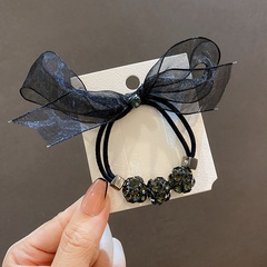 new style Headdress Flower Drill Lace Bow Hair Rope hair scrunchies