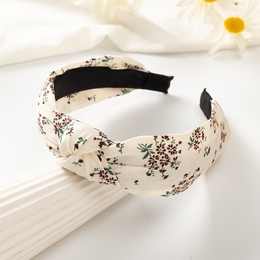 new Style Wide Edge Striped Plaid Color floral Hair Accessories headbandpicture7
