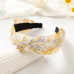 new Style Wide Edge Striped Plaid Color floral Hair Accessories headbandpicture9