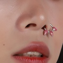 Mode DiamantEmbedded Geflschte Nasen Schiene Nase Stud Body Piercing Zubehrpicture7