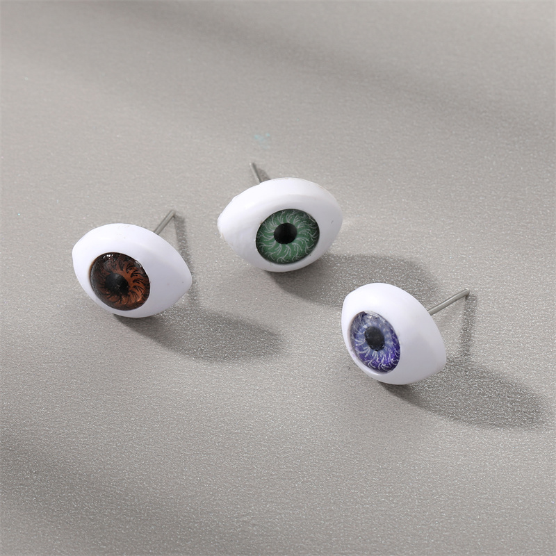 Mode nouveau style Color Simulation Silicone Eye Perles boucles Doreillespicture1