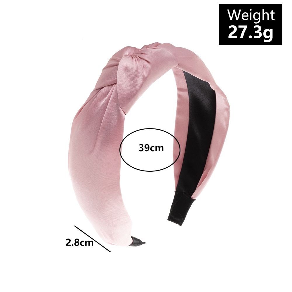 simple Style Wide Edge Solid Color Hair Accessories headbandpicture1