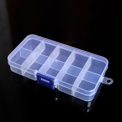 Fach Kunststoff Desktop Lagerung Transparent Schmuck Verpackung Box
