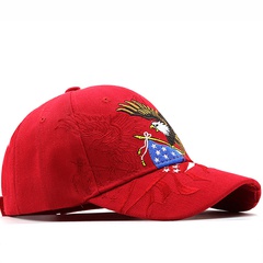 Amerikanische Flagge Bestickt Adler Patchwork verstellbare Kappe