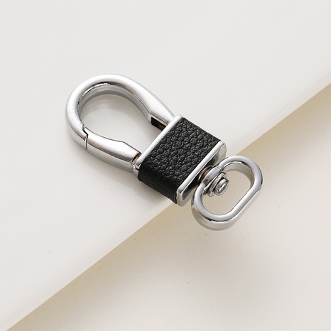 Simple Mode Alliage En Cuir Porte-clés Pendentifs Accessoires En Gros's discount tags