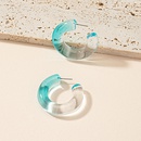 Farbe Passenden Acryl Transparent geometrische CForm Einfachheit Ohrringepicture9