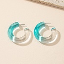 Farbe Passenden Acryl Transparent geometrische CForm Einfachheit Ohrringepicture6