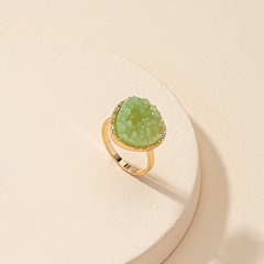 Mode Stil Kristall Knospe decor Synthetische Harz Ring