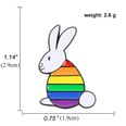 Broche en alliage de bannire colore de dessin anim gay Rainbow Pride en forme de coeurpicture42