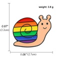 Broche en alliage de bannire colore de dessin anim gay Rainbow Pride en forme de coeurpicture46
