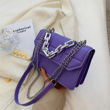 2022 New Fashion Solid Color Shoulder  Diamond Small Square Bag's discount tags
