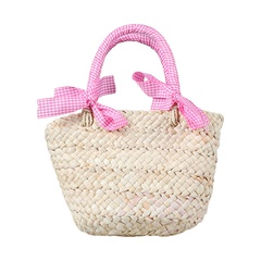 Children's Fashion Hand-Woven Mini Basket Bag