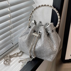 fashion New rhinestone decor Chain Portable Messenger handbag