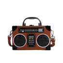 Fashion New Radio Shoulder Box Shoulder Messenger SoundBox Shaped Bagpicture8