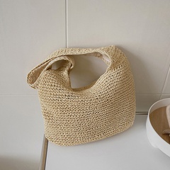 Summer Beach Straw Woven New Large Capacity Shoulder Woven Underarm Tote Bag