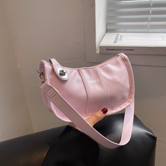 Internet-famoso y Vintage Simple bolsa mujer 2022 nueva moda Simple ocio bolso lindo de un hombro Underarm