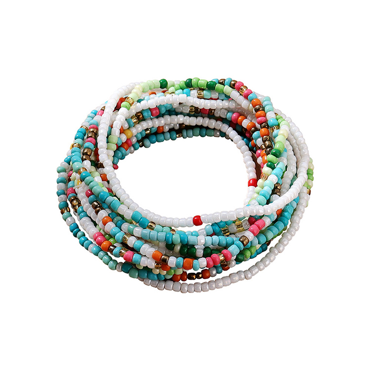 Mode Retro Kreative Multicolor Perle MultiSchicht Armband Setpicture1