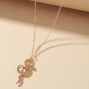 Fashion Alloy  Animal Pendant Simulated Snakes Shaped Necklacepicture6