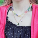 Neue anhnger Perlen Farbige Stein kette ZweiStck Halskette Setpicture16