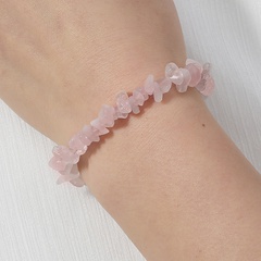 Sweet Solid Color Synthetics Knitting Natural Stone No Inlaid Bracelets