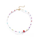 Fashion Bohemian Style Mushroom  Pearl Colorful Beaded Clavicle Chain Necklacepicture8