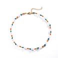 Fashion Bohemian Style Mushroom  Pearl Colorful Beaded Clavicle Chain Necklacepicture13