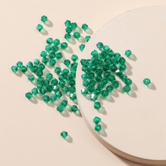 4mm Handmade DIY Diamond-Shaped Bulk Transparent Beads 100 Pcs