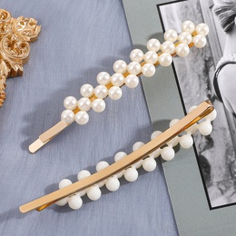 WomenS Fashion Sweet Geometric Square Imitation Pearl Alloy Hair Accessories Inlaid Pearls Artificial Pearls Hair Clip 1 Setpicture6