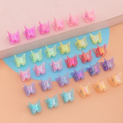 Mode Niedlichen Candy Farbe Schmetterling Kleine Bang Clip Mädchen Mini Haarnadel
