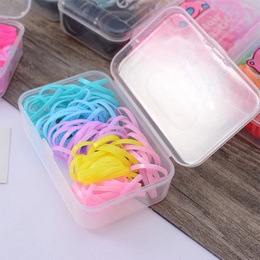 2022 New Boxed Cute Candy Color Band Hair Tie Disposable Rubber Band Headdresspicture11
