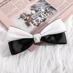 Women'S Retro Bow Knot Cotton Blend Alloy Hair Accessories Tie A Bow No Inlaid Hair Clip 1 Set