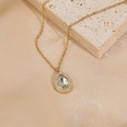 stainless steel 18k water drop zircon green fashion crystal pendant earringspicture19