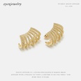 creative fashion geometric copper earrings wholesalepicture17