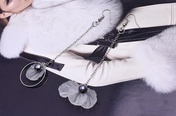 Fashion Elegant Flower Petal Tassel Asymmetric Earrings for Womenpicture12