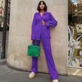2022 mode Dt Nouvelles Femmes de Vtements Drap Pliss Chemise Bureau Lady Style Solide Couleur Polo Casual Costumepicture18