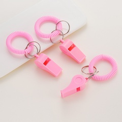 Nette kinder Spielzeug Telefon Spule Anhänger Kunststoff Pfeife Frühling Spule Keychain