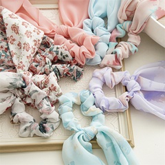 Bufanda de seda de verano de moda cinta de lazo Floral al por mayor