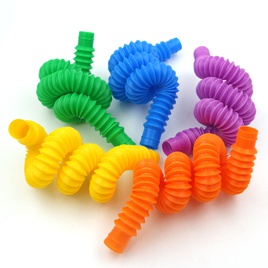 korean new colorful stretch plastic pipe telescopic bellows vent toypicture17