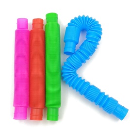 korean new colorful stretch plastic pipe telescopic bellows vent toypicture21