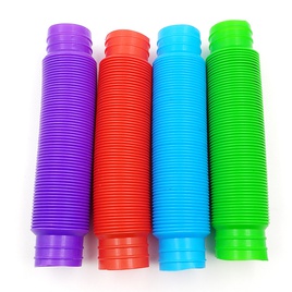korean new colorful stretch plastic pipe telescopic bellows vent toypicture25