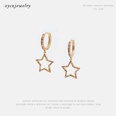 fashion hollow color zircon star earringspicture18